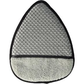Carrand 40313 2-in-1 Microfiber Wheel Detailer Wash Mitt , Grey