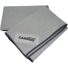 CARPRO GlassFiber Microfiber Towel - Car Wash Drying Towel Spotless Glass Windshield & Windows, MicroFiber Edge, Lint & Tag Free, Cleaning Cloth Towel Car Washing, Drying & Auto Detailing (Pack of 1)