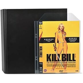 Tarifold DVD Bundle Kit - DVD Protective Storage Sleeves (100/PK) with 4 Black DVD 2-Ring Binders (10264-1)