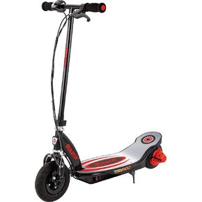 Razor Power Core E100 Electric Scooter for Kids Ages 8+ - 100w Hub Motor, 8" Pneumatic Tire, Up to 11 mph and 60 min Ride Time, for Riders up to 120 lbs
