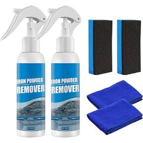 2PCS Car Rust Removal Spray,car Rust Removal Spray, Multi-Purpose Rust Remover, Rust Inhibitor Derusting Spray,CarRust Remover Spray Metal Surface Chrome Paint Car Cleaning