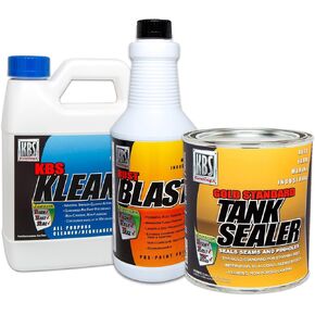 KBS Coatings 53000 Auto Fuel Tank Sealer Kit, Seals Up to 25 Gallon Tank
