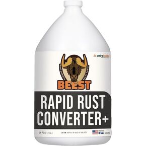BEEST Rapid Rust Converter for Metal - Professional Grade Rust Inhibitor for Metal, Rust Reform & Rusty Metal Primer, Rust Neutralizer for Metal to Paint Over Rust & Rust Remover for Metal -1 Gallon