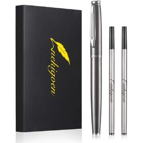 Rollerball Pen for Men Women Luxury Metal Executive Pens Home Office Use, with Delicate Box