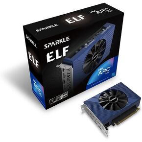 سباركل Intel Arc A770 Titan OC Edition، 16 جيجابايت GDDR6، تقنية ThermalSync، تبريد ممزق، مروحة محورية، لوحة خلفية معدنية، SA770T-16GOC