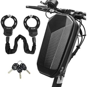 قفل سلسلة سكوتر مع حقيبة سكوتر، قفل أمان مضاد للسرقة، قفل سلسلة للأصفاد وحقيبة للدراجة الكهربائية سكوتر، دراجة نارية، دراجة، ملحقات سكوتر الكهربائية in Kuwait