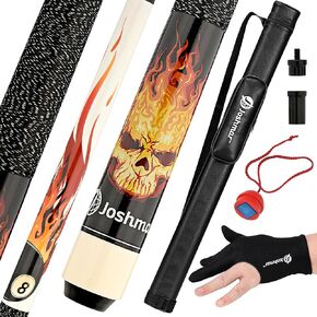 JOSHMAR Professional Pool Stick – Premium Pool Cue Made with Beautiful, Unique, Luxury Design, and the Best Canadian Hardwood Quality. Including 4 Accessories to Keep Your Pool Stick on Top Conditions