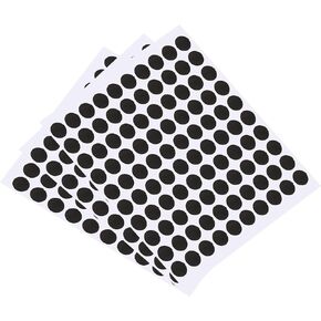 PATIKIL Pool Table Marker Dots, 3 Sheet/300Pcs Billiard Snooker Point Stickers Ball Position Locator for Billiards Practice, Black