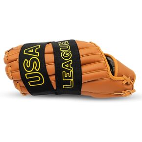 Baseball Glove Wrap Band, Baseball & Softball and Mitt Glove Strap Helps Speed Up Break-in Process, Flexible Former and Pocket Shaper | Baseball Glove Accessories for Most Gloves, Easy to Use
