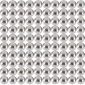 100 X Less Lethal .43 Cal Steel Bearing Balls 5.3 Grams Self Defense Less Lethal Practice Paintball