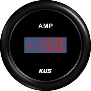 KUS CEAR-BS، ±150 أمبير، مقياس التيار الكهربائي الرقمي مع وحدة تحويل التيار ±150 أمبير، 12 فولت / 24 فولت، 2 بوصة (52 مم) مع إضاءة خلفية in Kuwait