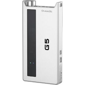 Topping G5 Portable NFCA Headphone Amplifier DAC - USB Type C/Bluetooth/AUX Input, 6.35mm Line Out 3.5mm/4.4mm Headphone Out LDAC Hi-Res Audio (Black)
