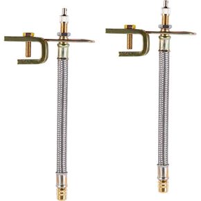 2pcs Stainless Steel 7"/180mm Tyre Tire Valve Stem Extension Adaptors Car Truck Trailer RV Trailer Vehicle