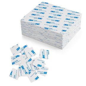 100Pcs Double Sided Foam Tape, Square Sticky Double Sided Adhesive Pads for Crafts, Self-Adhesive Double Sided Mounting Tape Heavy Duty for House Wall Decor - Double Sided Adhesive Tape 27 x 27 x 2mm