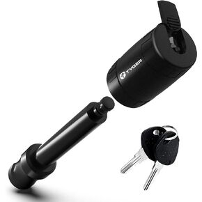 Tyger Auto Solid Hitch Lock Pin with Locking Key - 5/8 inch Pin Holes on 2 inch Receivers | Class III IV V | 19,000 lb Load Rating | TG-HL3U001B | Weatherproof Anti-Theft