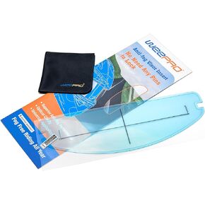 Universal Anti Fog Film for Motorcycle Helmet Visor,Helmet Face Shield Anti Fog Visor Insert,Fog Prevention Visor Lens on Cold Mornings and Rainy Days,Clear Vision Safer Rides,Simple but Effective