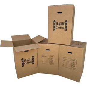 Uboxes 4 Kitchen Moving Boxes Double Wall 18x18x28" boxes,BOXBUNDKIT04