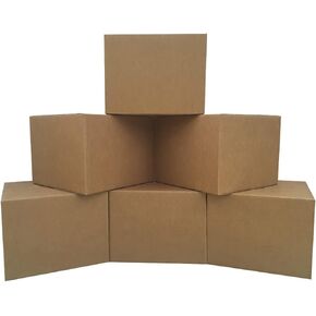 Large Moving Boxes (6 Pack) 20x20x15-inches Packing Cardboard Box