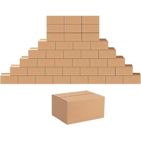 Edenseelake Cardboard Boxes 8 x 6 x 4 inches Small Shipping Boxes, 25 Pack