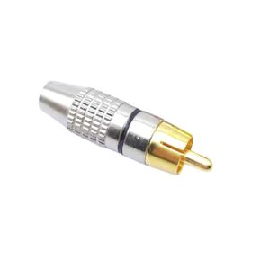 RCA Solder Connector, RCA Male Plug Adapter Audio Phono Speaker Plugs RCA Jack Cable Connector Adapter