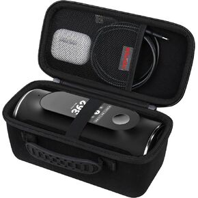 Elonbo Carrying Case ​for Blue Tees Golf Player+ GPS Speaker, Wireless Ultra Portable Bluetooth Speaker Travel Bag Golf Speaker and Rangefinder Storage Holder, Mesh Pocket Fits Charging Cable, Black