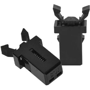 2 Pcs Door Latch Lock for WFCO Converters(WF87/8900-DL), Storage Push Latch Assembly OEM Part, Latch Lock Compatible with Lamp ESN-195-3.1, Brabantia Lid Bin, Car Sunglasses Holder