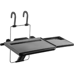 Mount-It! Car Table Tray with Adjustable Height and Tilt | Car Desk for Laptop FITS on Any Car Model and Steering Wheel | Holds Food, Drinks, Laptops, Tablets, Books and More! -