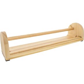 US Art Supply 12 inch Wooden Tabletop Easel Paper Roll Holder & Dispenser