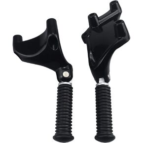 WOWTK Passenger Footpeg w/Mount Kit,Rear Passenger Footrests Pedal w/Mount Kit for Harley Sportster Forty-Eight 48 Seventy-Two 72 883 1200 2014-2022,Black