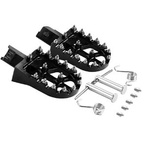 Foot pegs- Dirt Pit Bike Footpegs Compatible with CRF50 CRF70 CRF110 XR50 XR70 XR110 Pit Bike Chinese Stomp Lucky MX Tao Tao Coolster Orion WPB Thumpstar Demon X Bosuer KAYO Piranha M2R