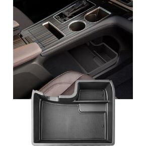 Ecarzo Center Console Bottom Organizer for 2021 2022 2023 2024 Toyota Sienna Storage Box Compartment Tray Insert Accessories