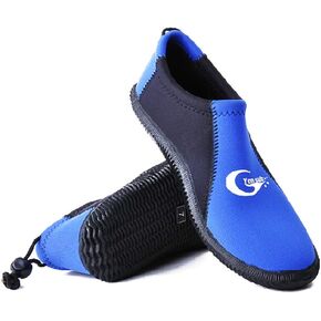 Dive Boots Men - 3MM Neoprene Wetsuit Scuba Diving Booties Fin Booties Quick-Dry Anti-Slip Water Sports Boot for Adult Women