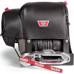WARN 102643 Stealth Series Winch Cover, Fits: M8274