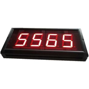 3-inch High Character LED Counter Digital Countdown/up Three Buttons with IR Remote Control Red Color