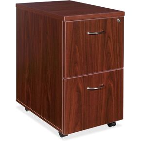 Lorell Essentials Pedestal, Laminate, Mahogany