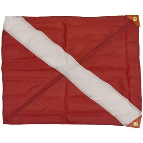 SeaSense Nylon Diver Down 3 Tier Flag, 20-Inch x 24-Inch