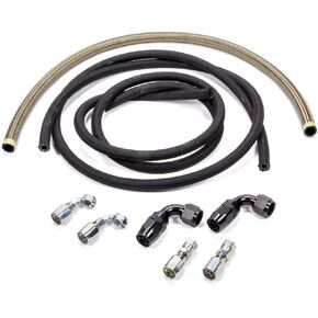 Allstar Performance Power Steering Hose Kit Rack Rear Mount Pump