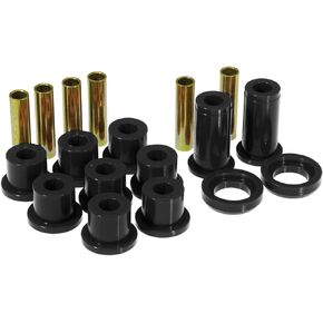 Prothane 7-1016-BL Black Rear Spring Eye and Shackle Bushing Kit