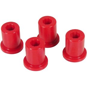 Prothane 1-802 Red Rear Frame Shackle Bushing Kit for CJ5 and CJ7
