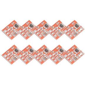 DEVMO 10PCS TTP223 Capacitive Touch Touching Switch Button Self-Lock Module No-Locking Single Channel Reconstruction Compatible with Ar-duino