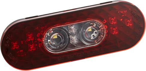 Grote 54672-6" Oval Led Stop/Tail/Turn Light With Integrated Back-Up - Male Pin Termination in Saudi Arabia