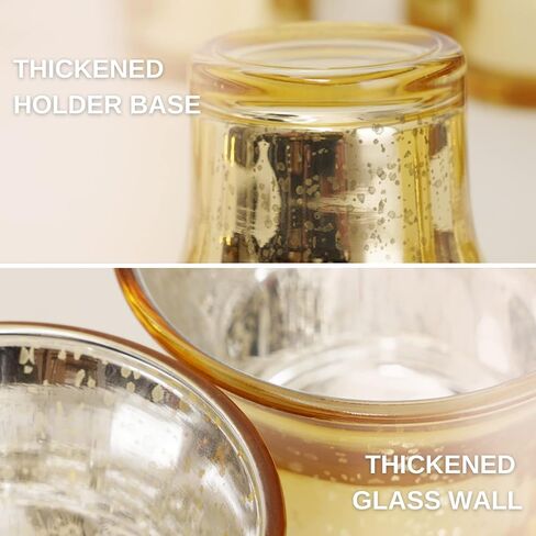 Homemory Candle Holder, 2'' Votive Candle Holders for Table Centerpiece, 24-Pack Glass Tealight Candle Holder for Engagement, Proposal, Wedding, Bridal Shower, Holiday, Reception, Anniversary Decor in Saudi Arabia