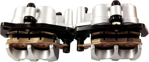 مجموعة فرجار الفرامل الأمامية اليسرى واليمنى مع وسادات بديلة لـ Yamaha Rhino 660 2004-2007 Rhino 700 2008-2013 Rhino 450 2006-2009 5B4-2580T-01-00 5B4-2580U-01-00 59300-05H00-999 in Saudi Arabia
