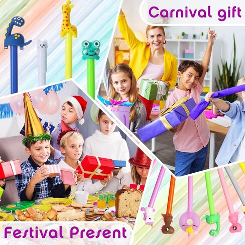 300 Pcs Novelty Pens Bulk Kids Cute Pens Cartoon Fun Pens 0.5 mm Black Gel Ink Pens Assorted Animal Styles Kawaii Decorative Writing Pens for School Office Home Teacher Student Kids Gift Supplies in Saudi Arabia