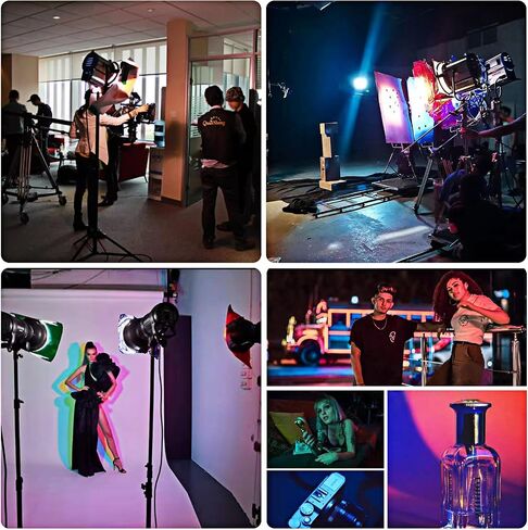 12 Pcs 16x20inch Correction Gel Light Filter Lighting Gels Diffuser 12 Colors Overlays Transparent Plastic Sheets Film for Landscape Led Light, Photography, Video, Photo, Stage in Saudi Arabia