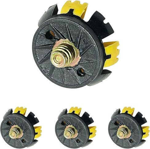 28 قطعة من أحذية الجولف ZHBD استبدال مرابط الجولف بخيط 1/4 بوصة أيضًا لأحذية الرجبي وتي شيرتات الجولف ومفتاح الربط (أسود أصفر) in Kuwait