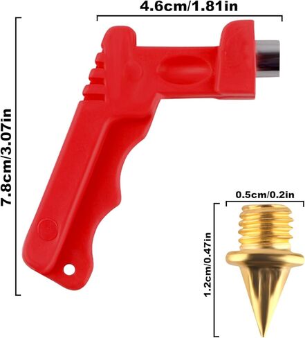 100PCS 1/4 Inch Track Spikes for Shoes,Sross Country Running Spikes with Spike Wrench,Golf Replacement Shoe Spikes for Field Sprinting Sports Short Running,Hiking,High Jumping in Kuwait