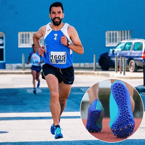 120 قطعة من COOHLYEE 1/4 بوصة مسامير مسار بديلة من الفولاذ المقاوم للصدأ ومسامير عبر البلاد، مسامير بديلة لأحذية الجري لمسافات قصيرة in Kuwait