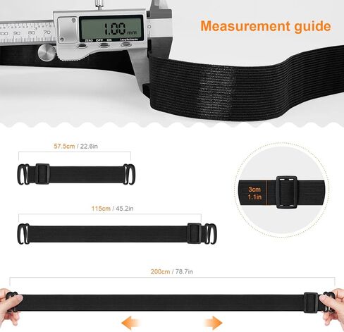 TAOCOCO 3 عبوات من الأشرطة المطاطية القابلة للتعديل، غطاء كرسي كرسي كرسي محبب، غطاء أريكة 3 مقاعد، أغطية حامل للأريكة (3 عبوات، أسود) in Kuwait