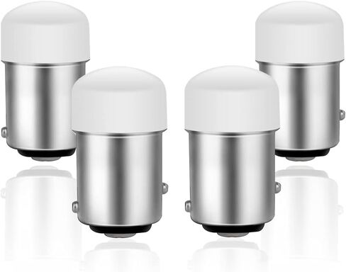 DuaBhoi 4× 1157 LED BAY15D 1034 2057 2357 7528 P21/5W Bulb Replacement for Car RV Camper Reverse Lamps Back Up Tail Brake Stop Parking Interior Indoor Dome Light White in Saudi Arabia